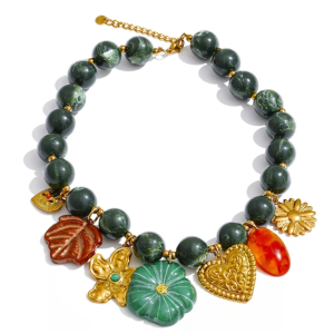 WP.Emerald Bloom Charm Necklace – Youthful Play.1