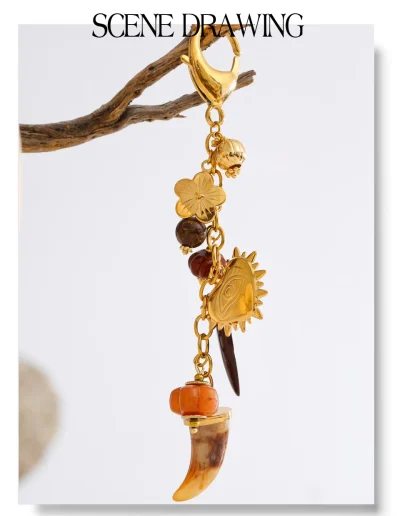 WP.Crimson Bud Embrace Keychain – Heartfelt Essence.5