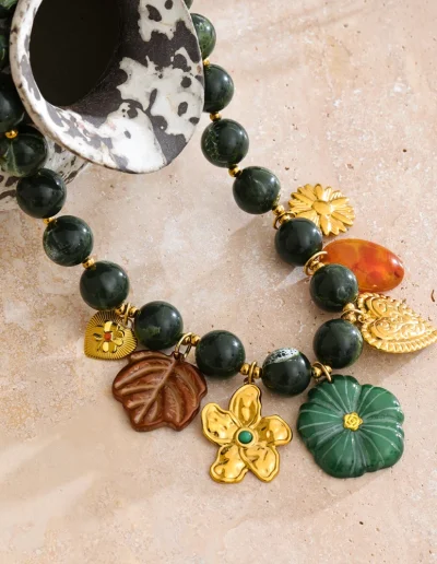 WP.Emerald Bloom Charm Necklace – Youthful Play.4