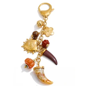 WP.Crimson Bud Embrace Keychain – Heartfelt Essence.11