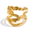 Golden Layered Void Bracelet – Luminous Caress
