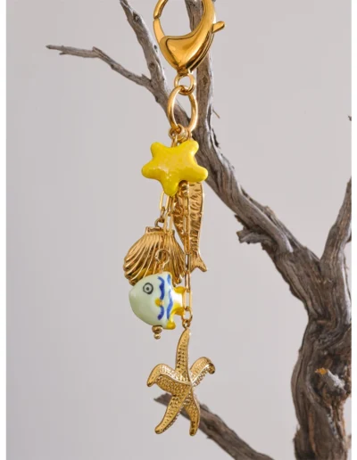 WP.Golden Ocean Talisman Keychain – Gentle Tides.12