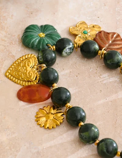 WP.Emerald Bloom Charm Necklace – Youthful Play.5