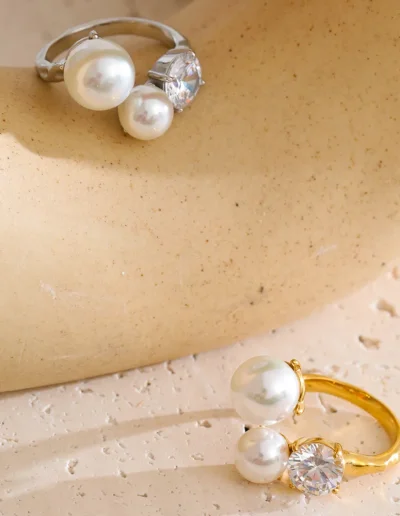 WP.Luminous Dual Pearl Ring – Gentle Touch.7