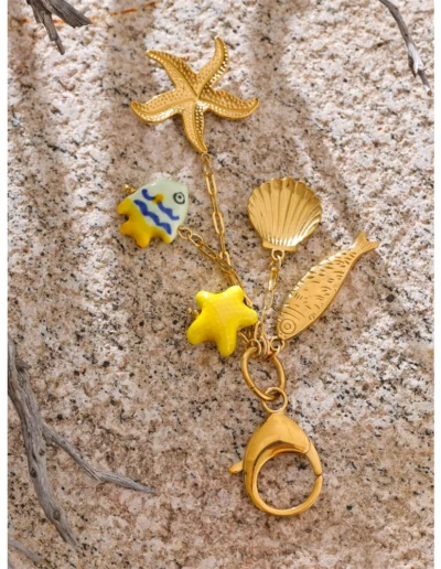 WP.Golden Ocean Talisman Keychain – Gentle Tides.10