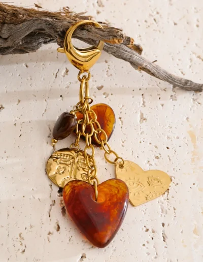 WP.Golden Amber Heart Keychain – Warm Embrace.11
