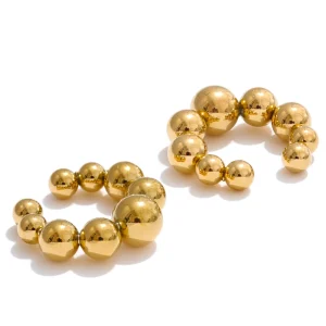 WP.Bubble Charm Ear Clip – Chic Minimalism.13