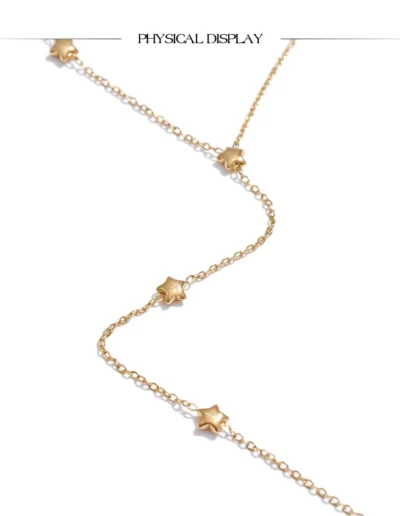 WP.Falling Golden Star Necklace – Night Seduction.7