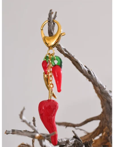WP.Golden Heat Chilli Keychain – Playful Fire.11