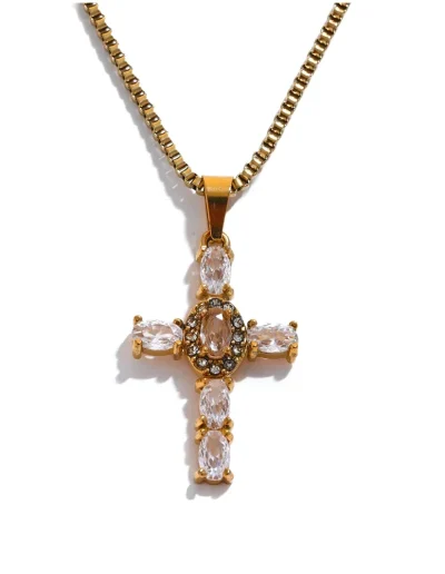 WP.Faith Cross Necklace – Sophisticated Spark.2