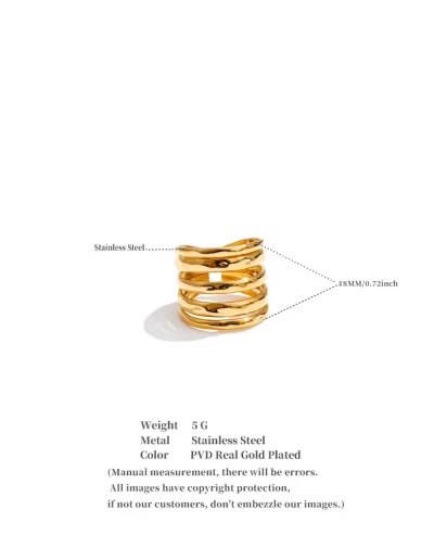 WP.Golden Layered Geometry Ring – Distinctive Aura.4