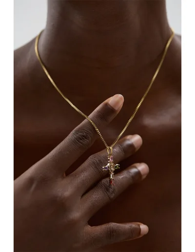 WP.Faith Cross Necklace – Sophisticated Spark.8