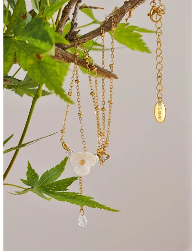 WP.Shell Flower Necklace – Sweet Romance.13