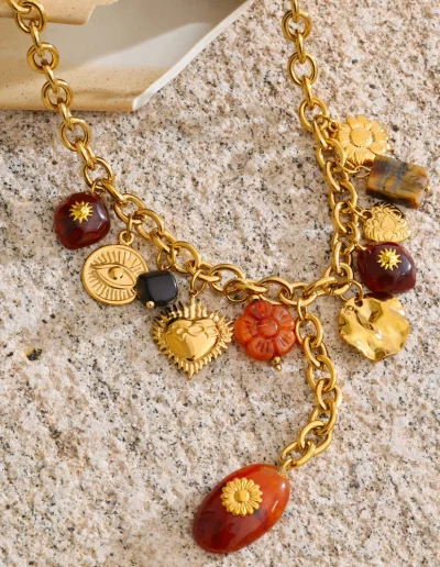 WP.Golden Fall Symbol Necklace – Warm Elegance.4