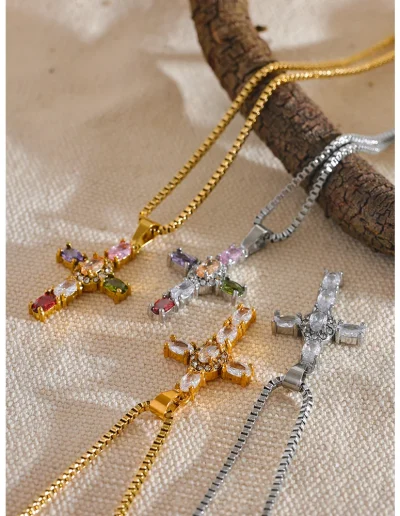 WP.Faith Cross Necklace – Sophisticated Spark.6