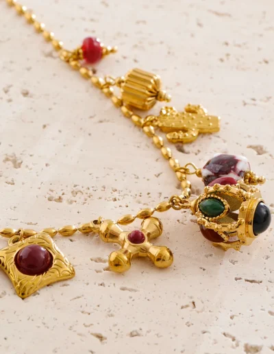 WP.Desert Bloom Cross Necklace – Sacred Sand.4