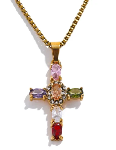 WP.Faith Cross Necklace – Sophisticated Spark.5