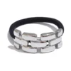 Architectural Line Platinum Hairband – Sleek Motion