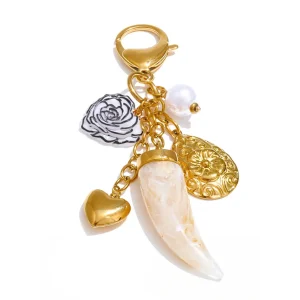 Golden Garden of Love Keychain – City Poetry