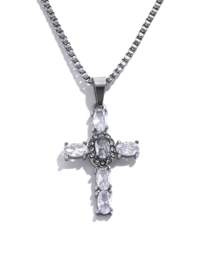 WP.Faith Cross Necklace – Sophisticated Spark.1