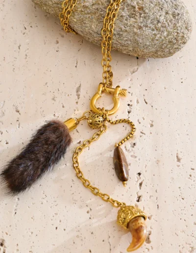 WP.Golden Winter Light Necklace – Tactile Emotion.11