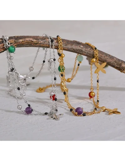 WP.Blooming Stone Anklet – Happy Vibe.10