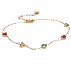 WP.Shimmering Heart Anklet – Sunset Wave.17