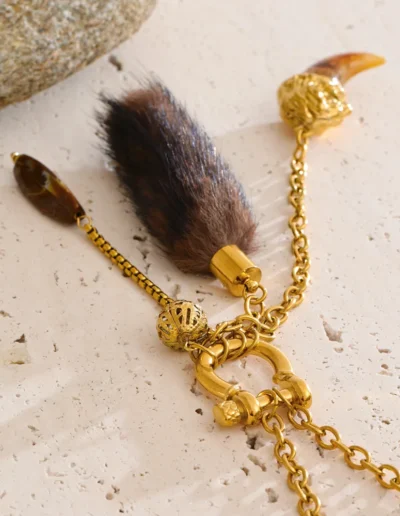 WP.Golden Winter Light Necklace – Tactile Emotion.10