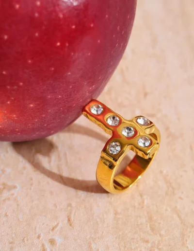 WP.Golden Crystal Cross Ring – Sacred Faith.5