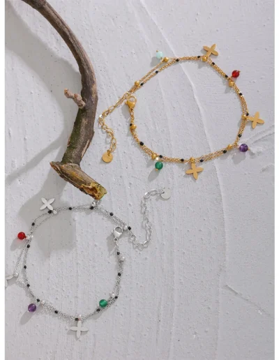 WP.Blooming Stone Anklet – Happy Vibe.9