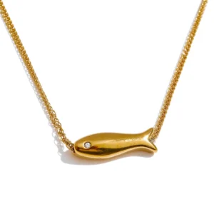 Golden Ocean Wish Necklace – Graceful Blessing